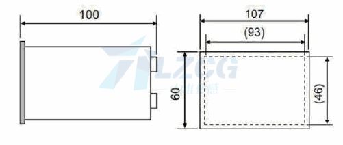 通用測力顯示控制儀表LZ-801E(圖2)